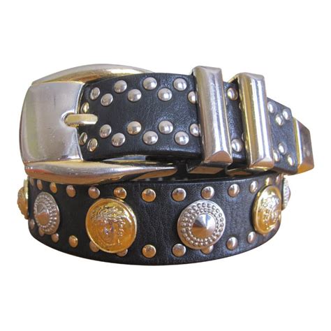 versace patterned belts|gianni Versace men's belts.